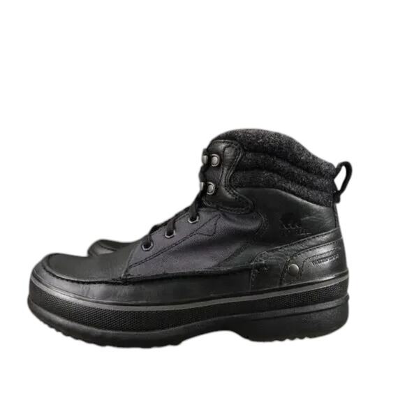 Sorel Shoes Mens 8 Boots Lace Up Kingston Peak Leather Waterproof Winter Chukka main image 12